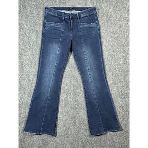 Dear John Sloane Bootcut Jeans Womens Size 30 Dark Blue Stretch Denim